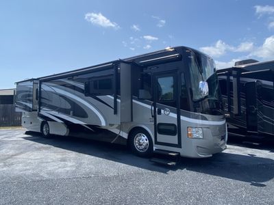2017 Tiffin Motorhomes Allegro Red 37PA — front three-quarter view